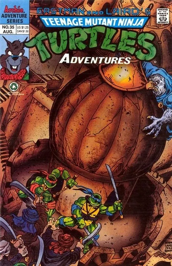 Cover of Teenage Mutant Ninja Turtles Adventures #35