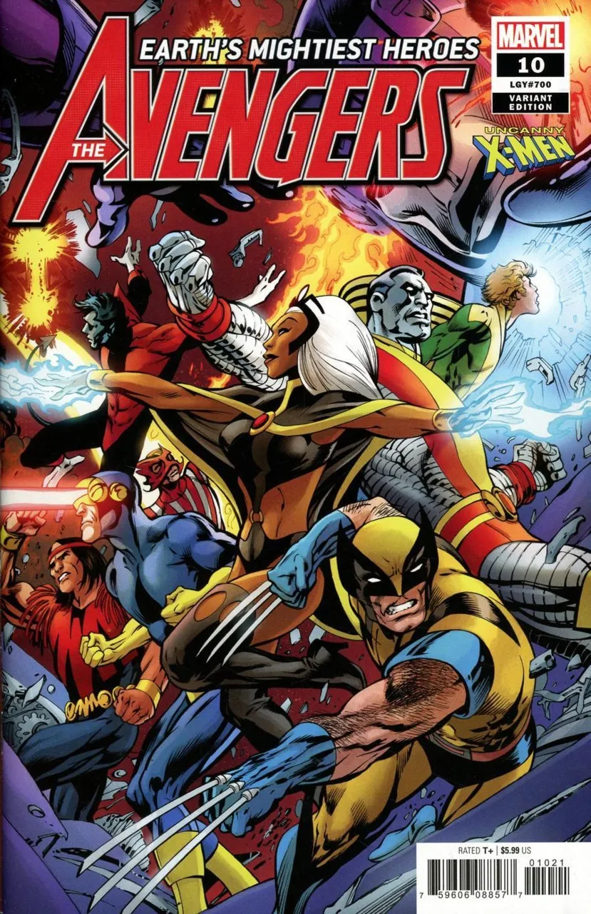 Cover of Avengers #10 (700)