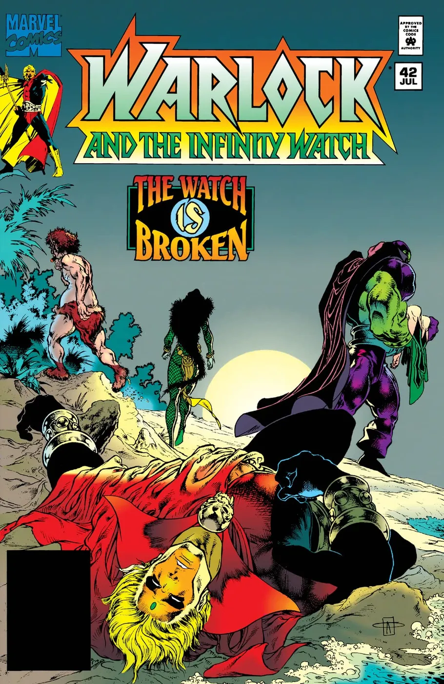 Cover of Warlock and the Infinity Watch #42
