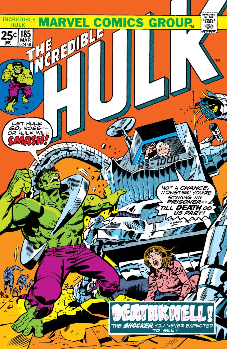 Cover of The Incredible Hulk #185
