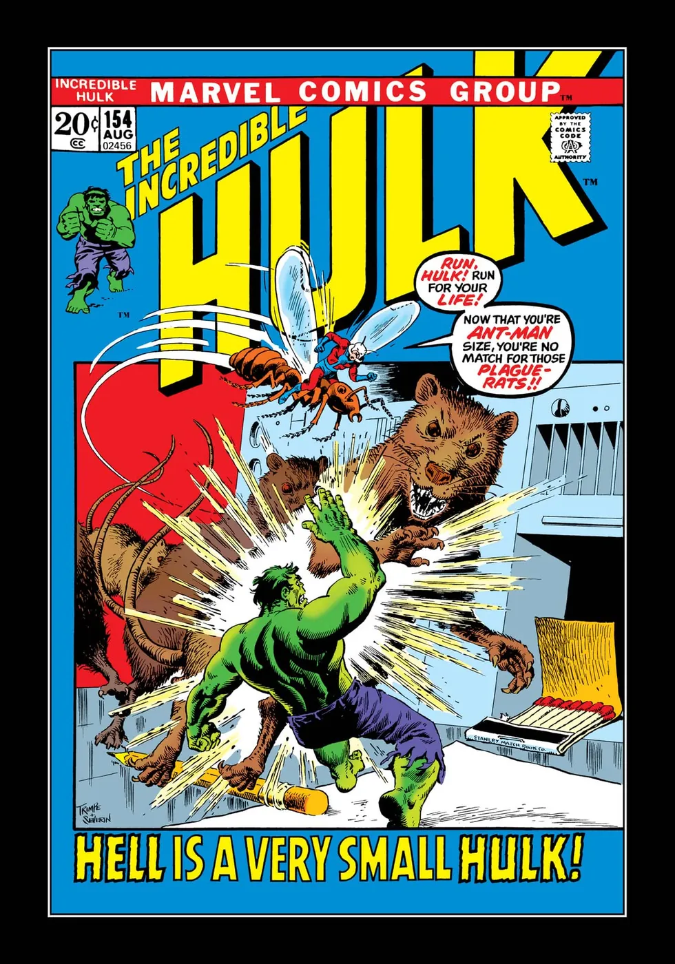 Cover of The Incredible Hulk #154