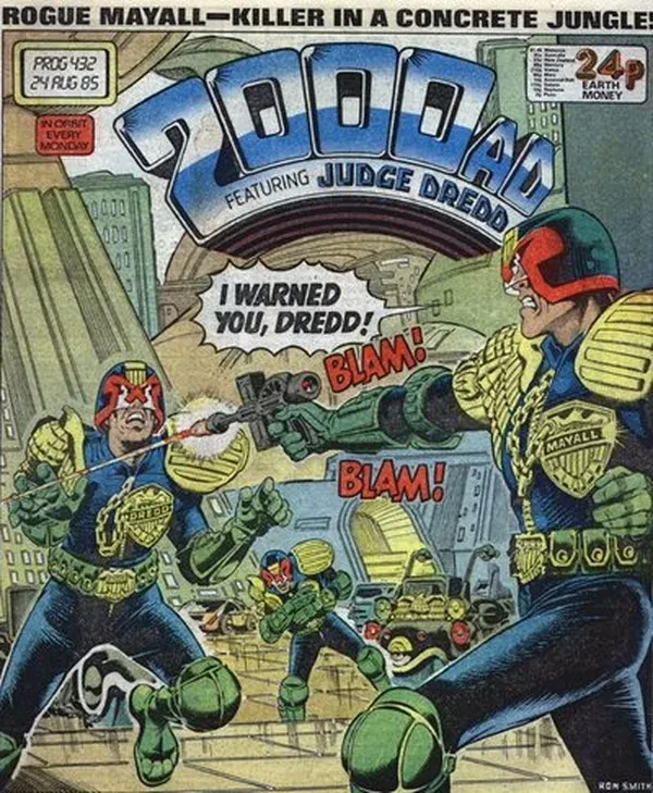 Cover of 2000 AD #432