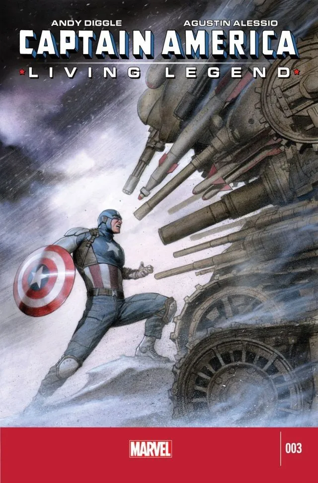 Cover of Captain America: Living Legend #3