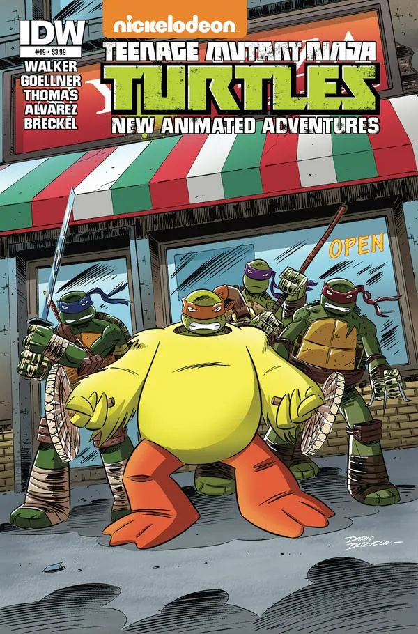 Cover of Teenage Mutant Ninja Turtles New Animated Adventures #19