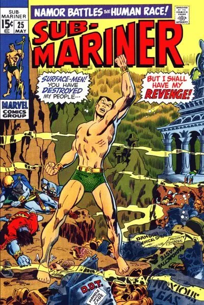 Cover of Sub-Mariner #25