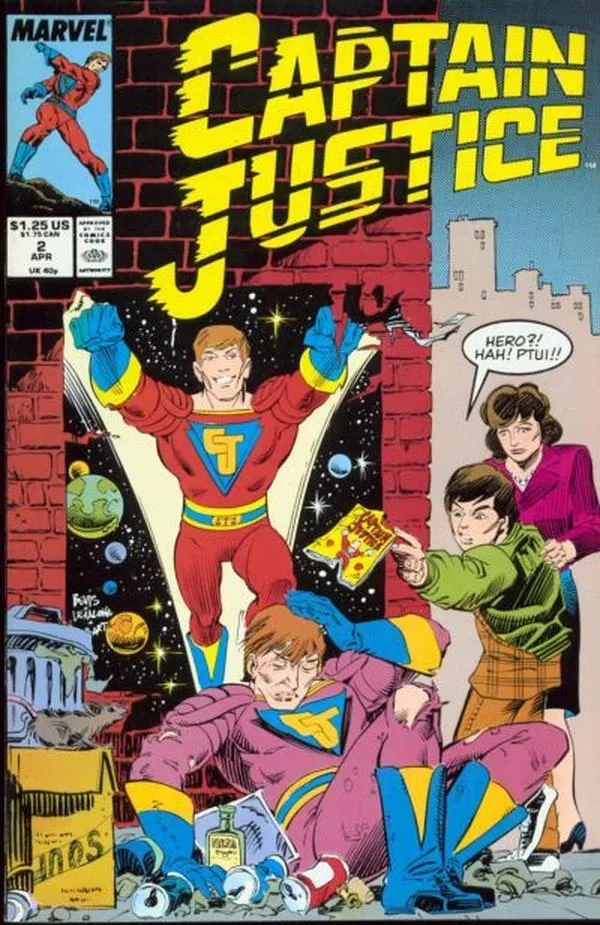 Cover of Captain Justice #2