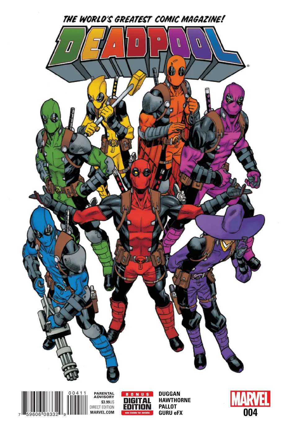 Cover of Deadpool #4