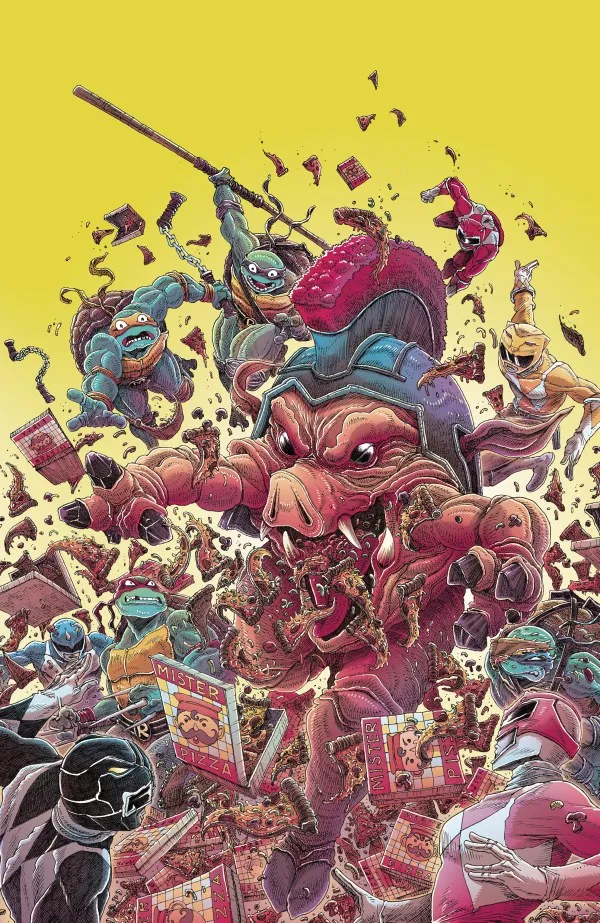 Cover of Mighty Morphin Power Rangers / Teenage Mutant Ninja Turtles III #1