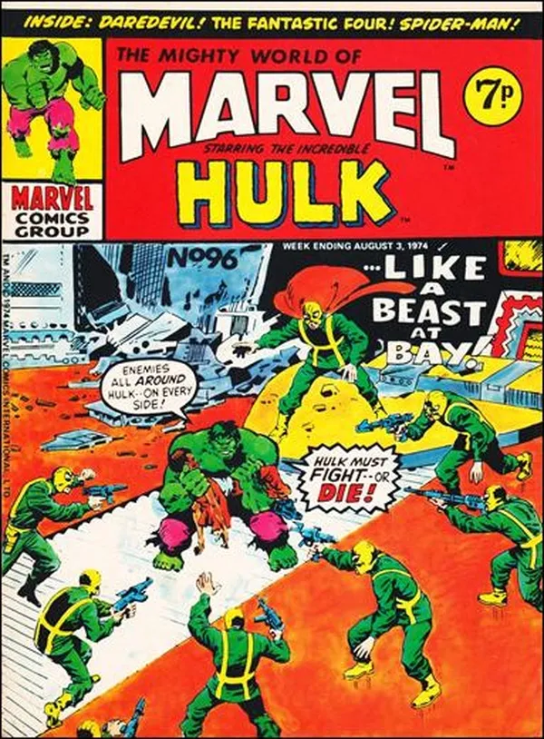 Cover of The Mighty World of Marvel #96