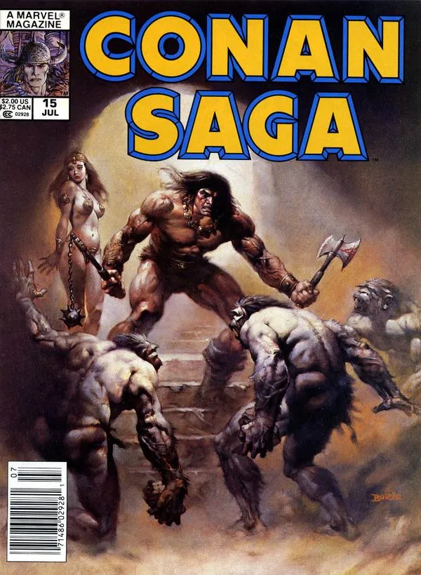 Cover of Conan Saga #15