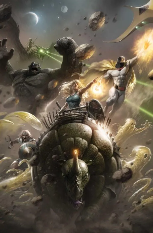 Cover of Space Ghost vs. the Herculoids #1