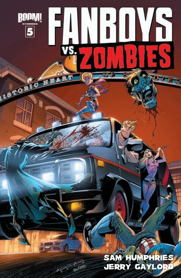Cover of Fanboys vs. Zombies #5