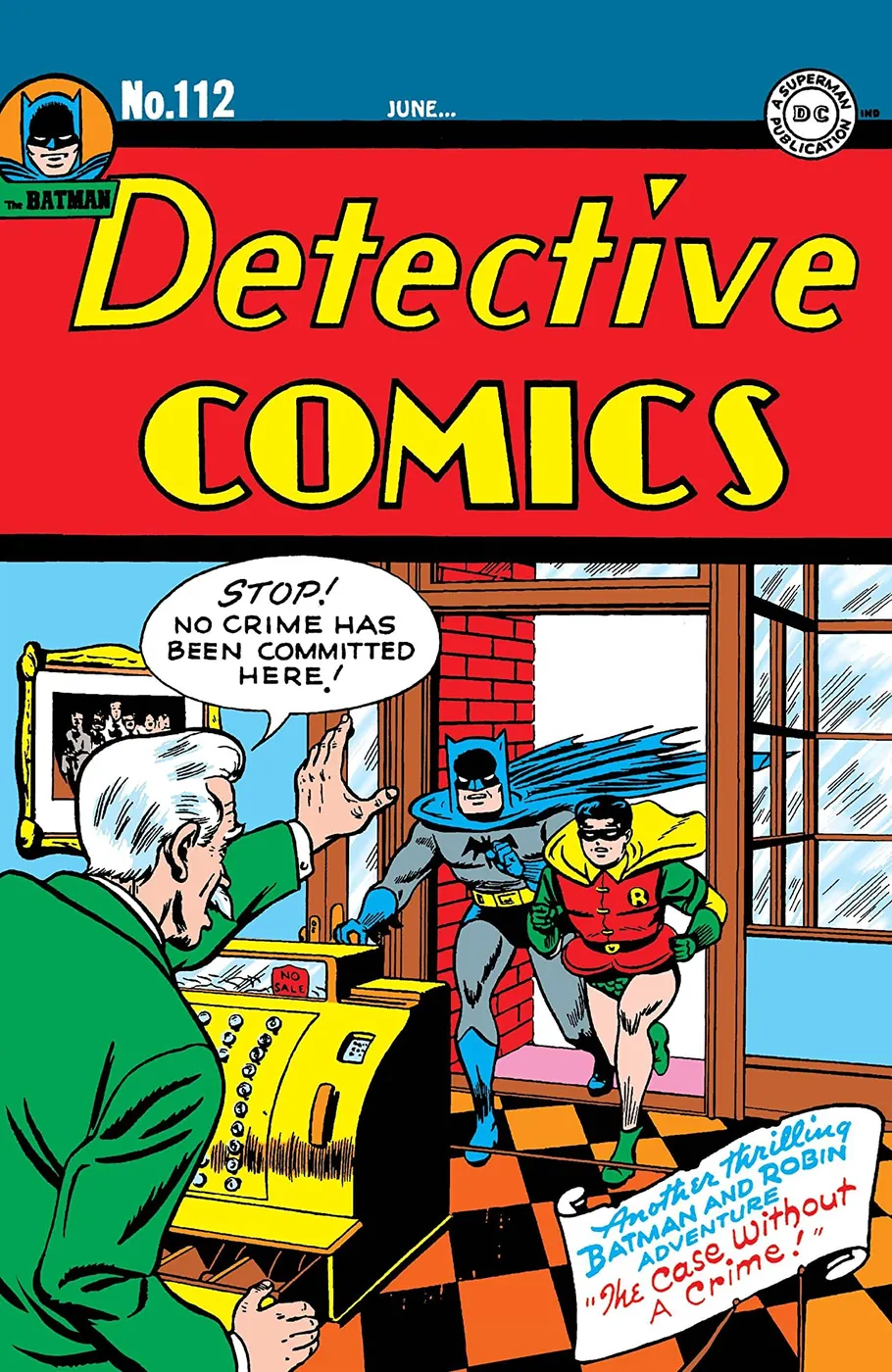Cover of Detective Comics #112