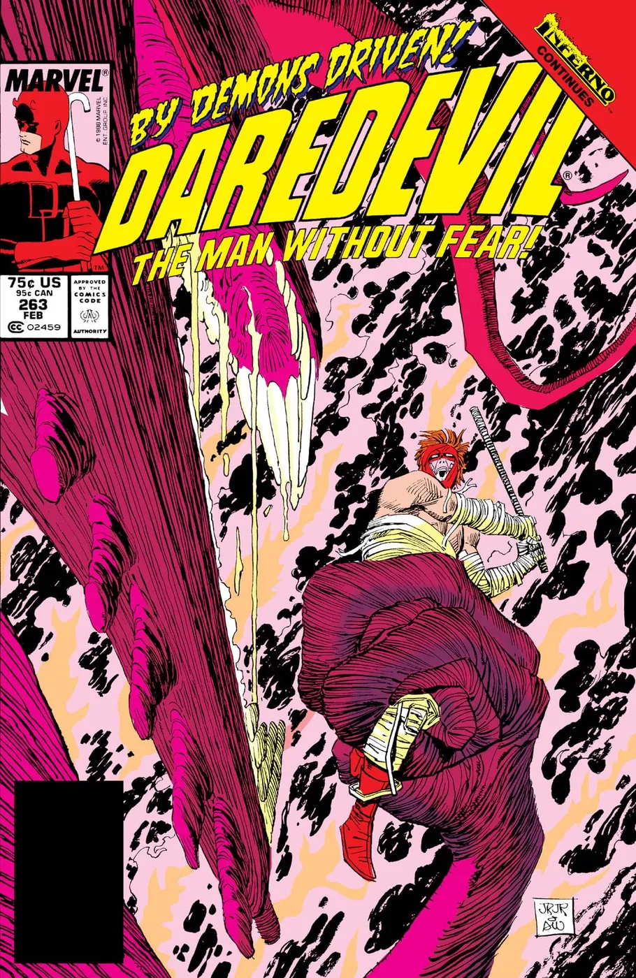 Cover of Daredevil #263