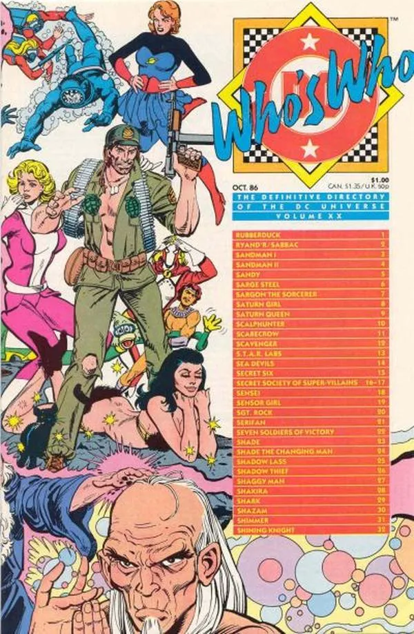 Cover of Who's Who: The Definitive Directory of the DC Universe #20