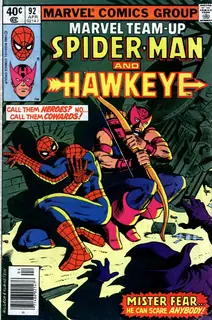 Cover of Marvel Team-Up #92