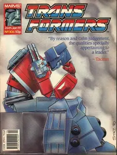 Cover of The Transformers #306