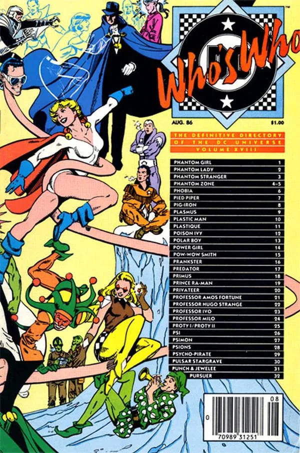 Cover of Who's Who: The Definitive Directory of the DC Universe #18
