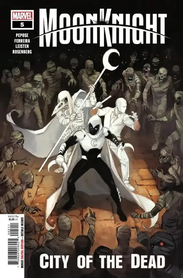 Cover of Moon Knight: City of the Dead #5