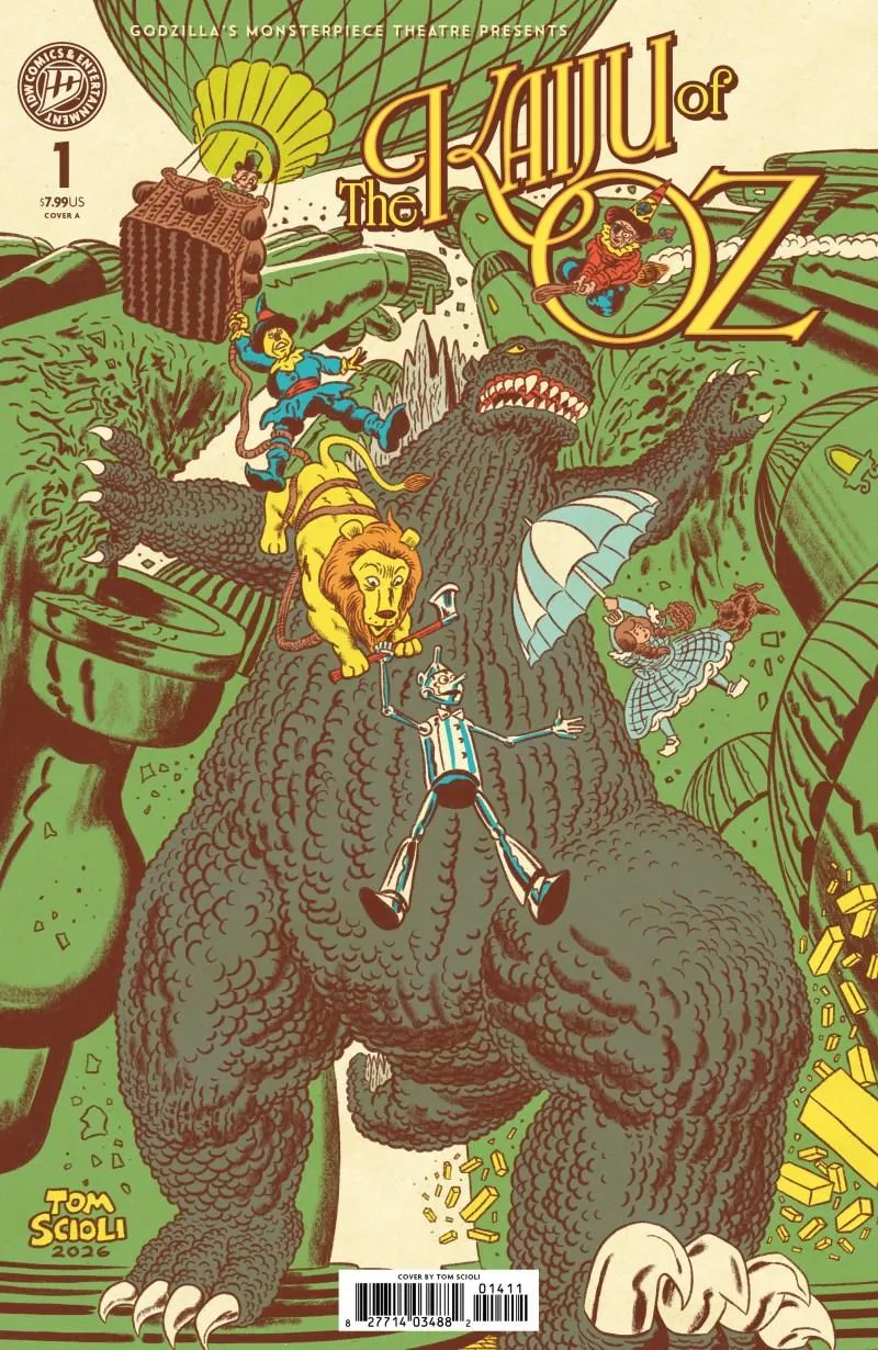 Cover of Godzilla's Monsterpiece Theatre Presents: The Kaiju of Oz #1