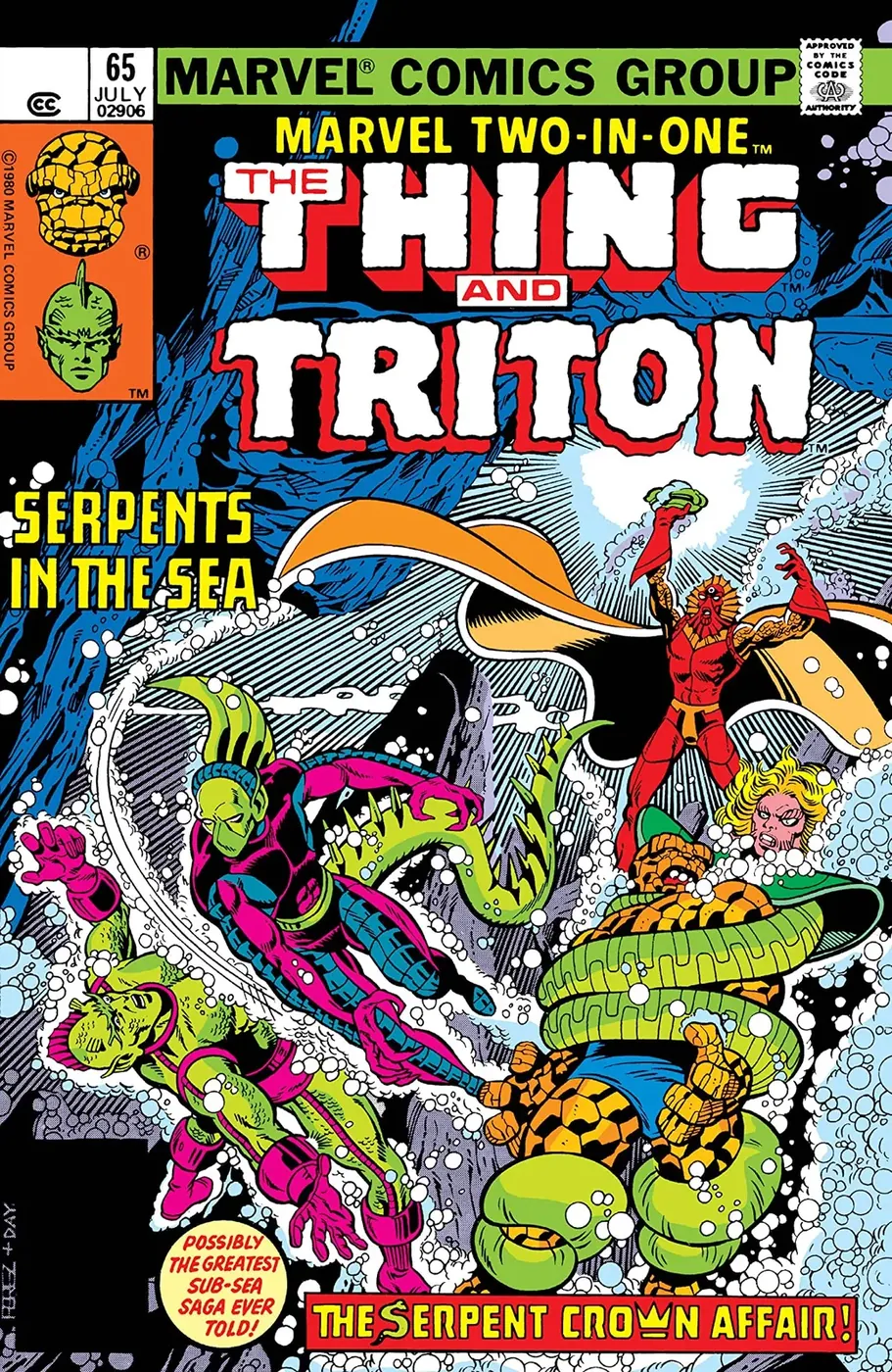 Cover of Marvel Two-in-One #65