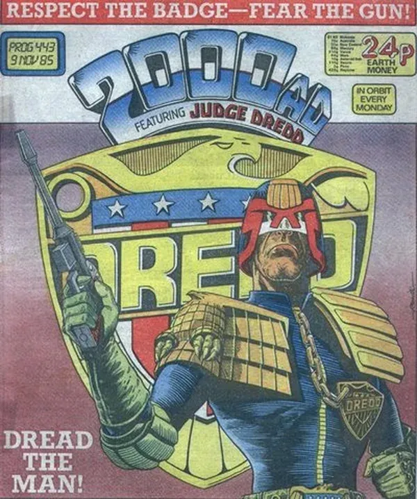Cover of 2000 AD #443