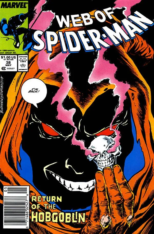 Cover of Web of Spider-Man #38