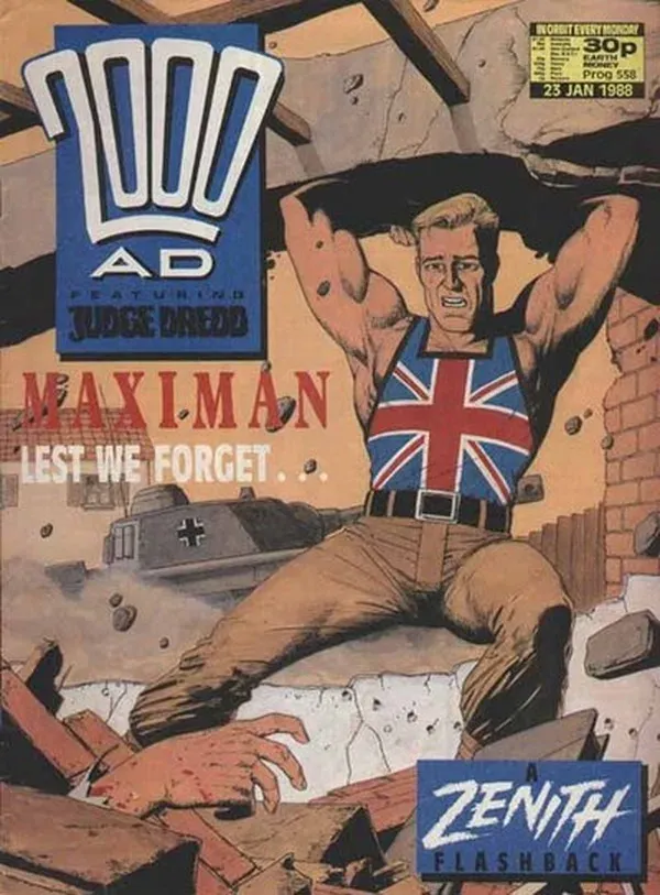 Cover of 2000 AD #558