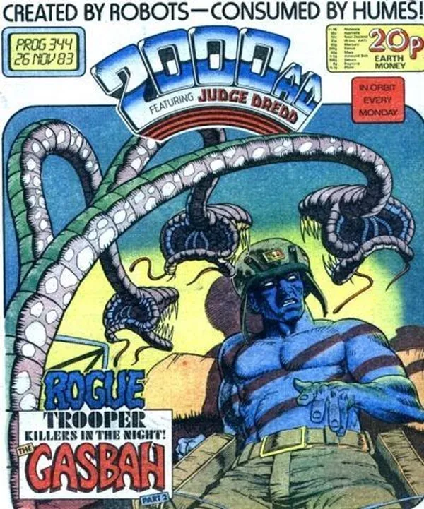 Cover of 2000 AD #344
