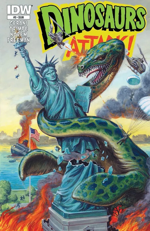 Cover of Dinosaurs Attack! #3