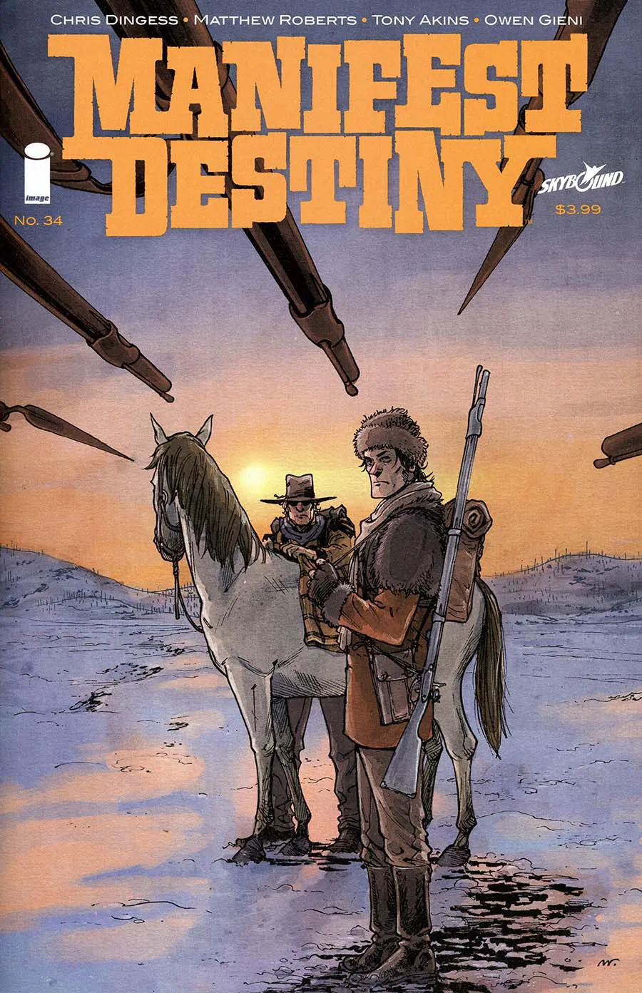 Cover of Manifest Destiny #34