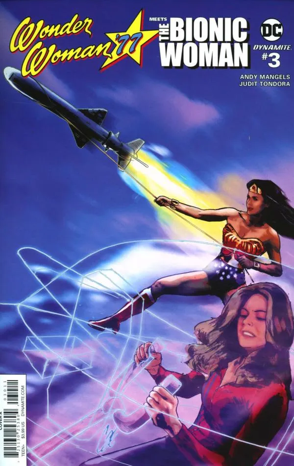 Cover of Wonder Woman '77 Meets the Bionic Woman #3