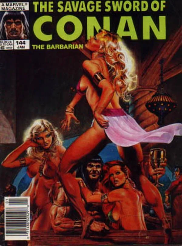 Cover of The Savage Sword of Conan #144