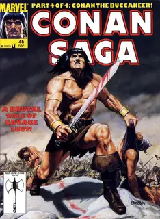 Cover of Conan Saga #45