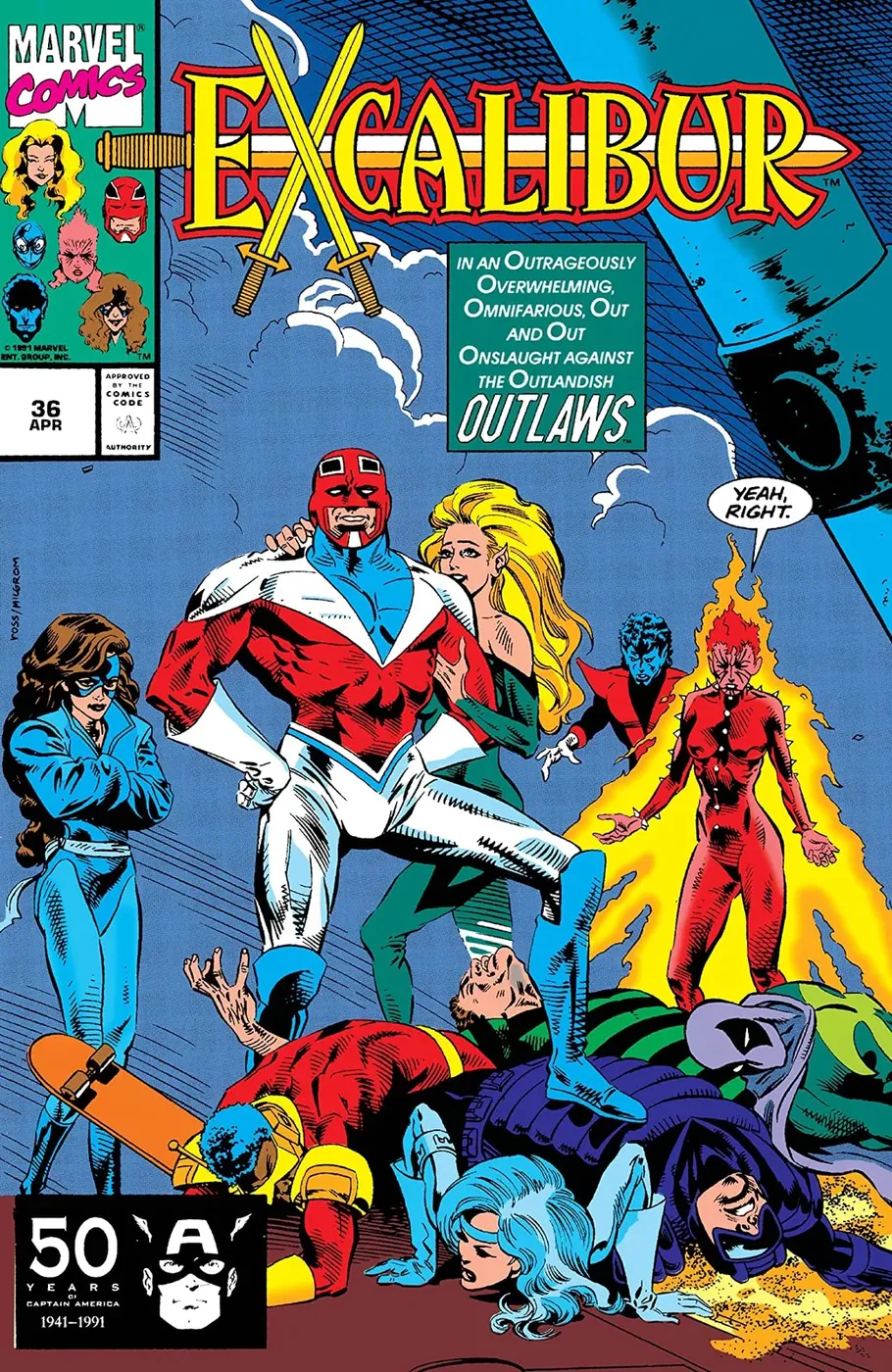 Cover of Excalibur #36