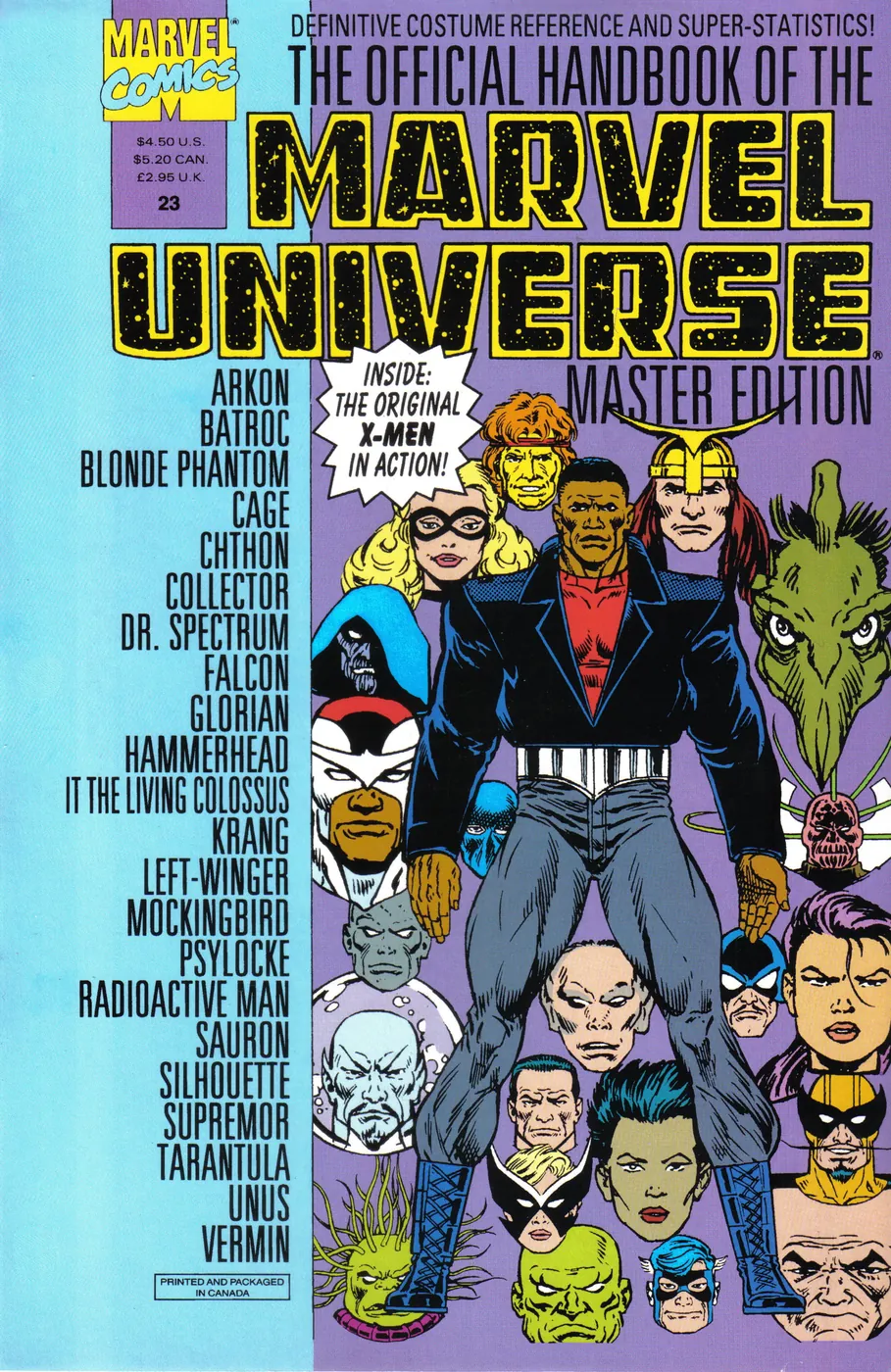 Cover of The Official Handbook of the Marvel Universe: Master Edition #23