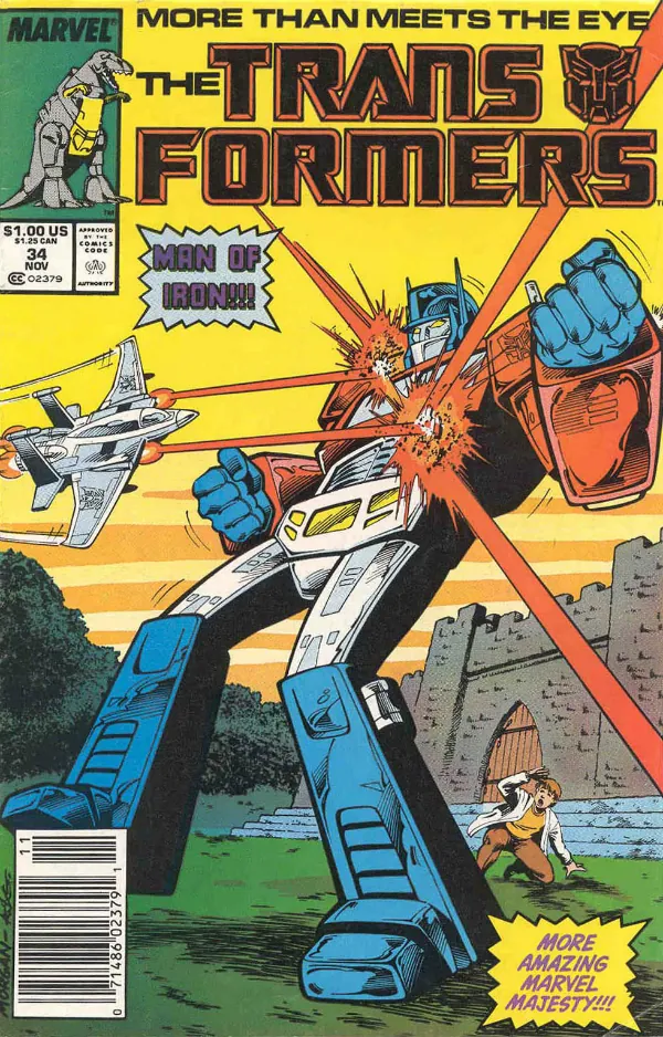 Cover of The Transformers #34