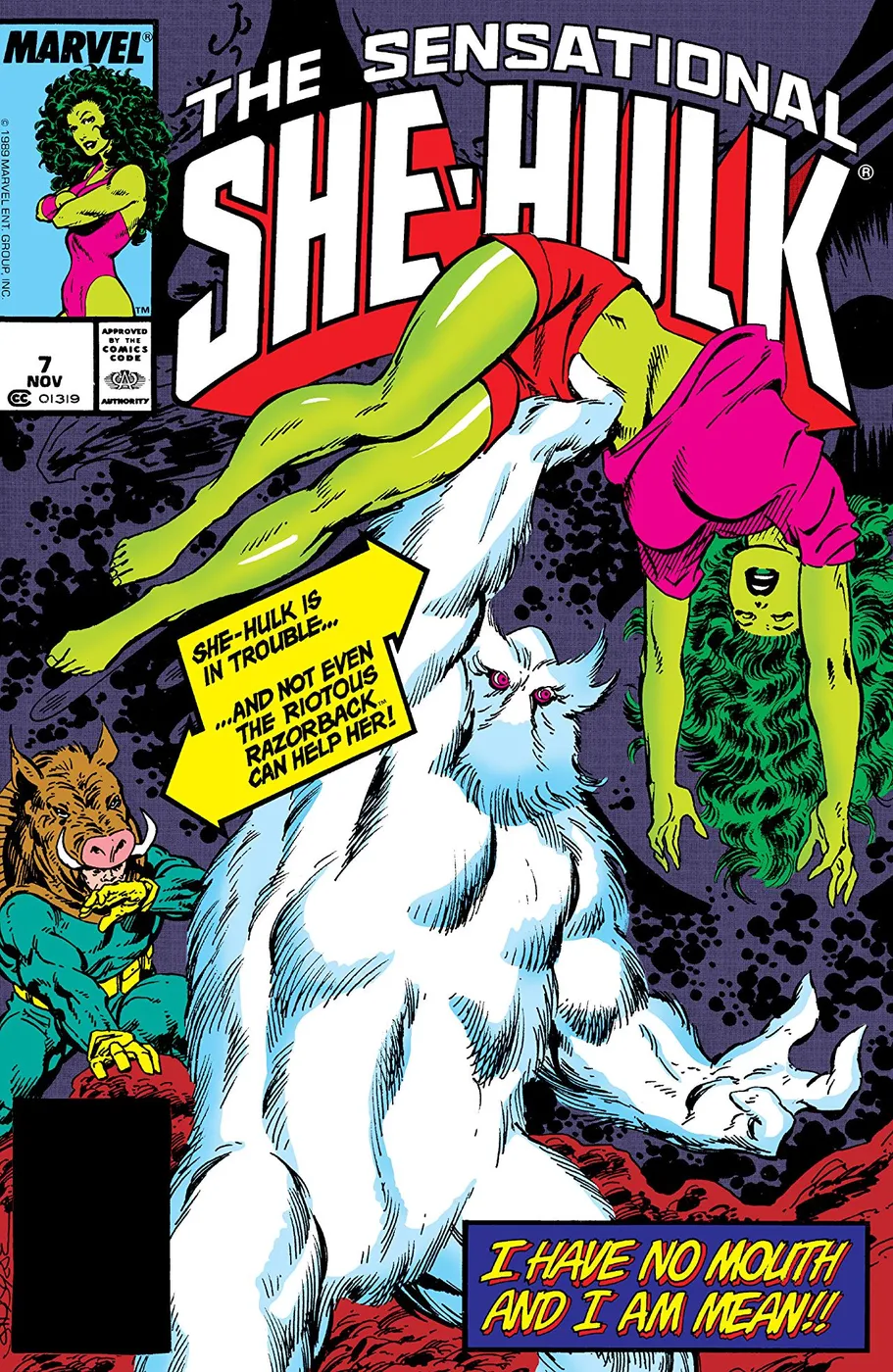 Cover of The Sensational She-Hulk #7