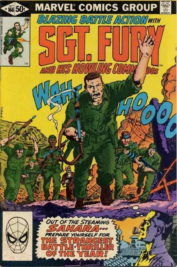 Cover of Sgt. Fury and His Howling Commandos #166