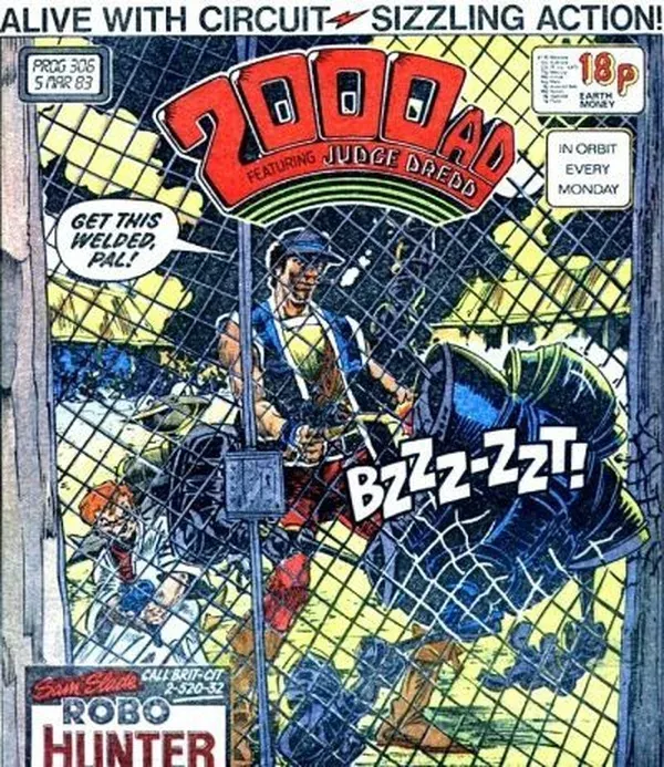 Cover of 2000 AD #306