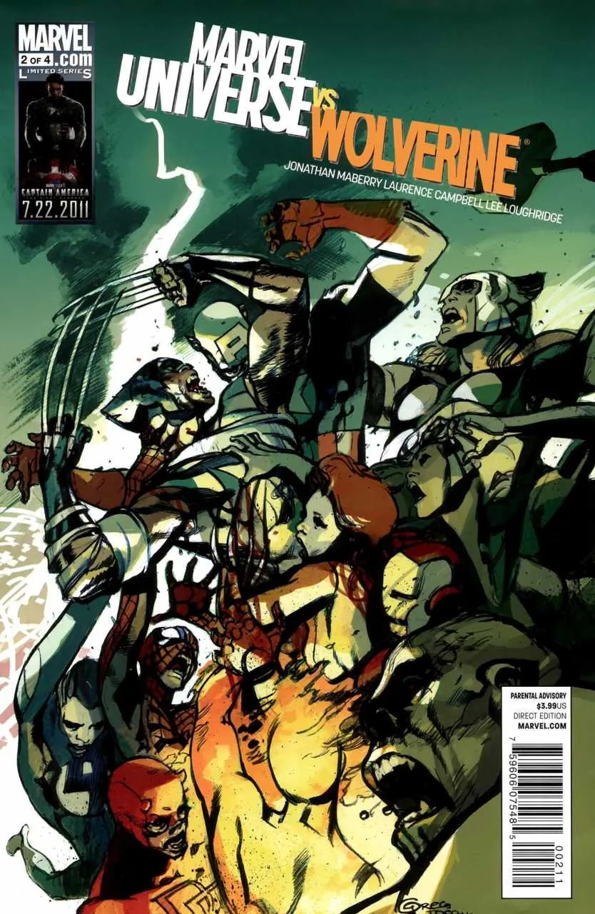 Cover of Marvel Universe vs. Wolverine #2