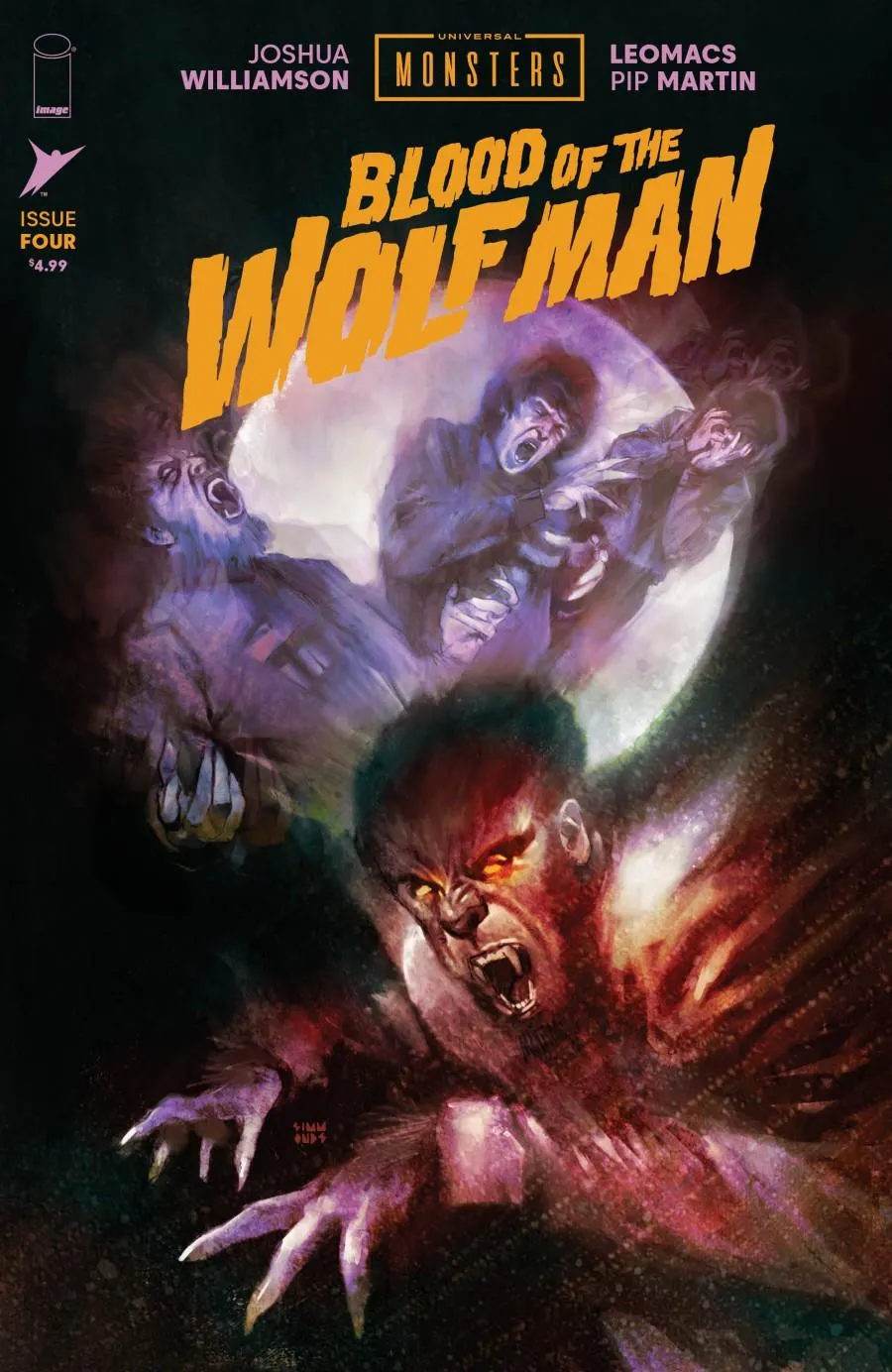 Cover of Universal Monsters: Blood of the Wolf Man #4
