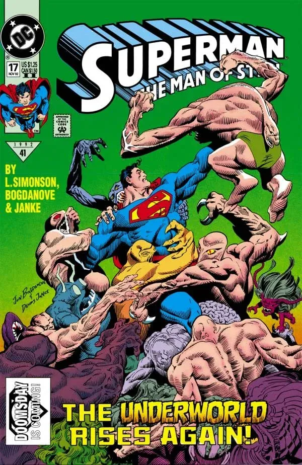 Cover of Superman: The Man of Steel #17