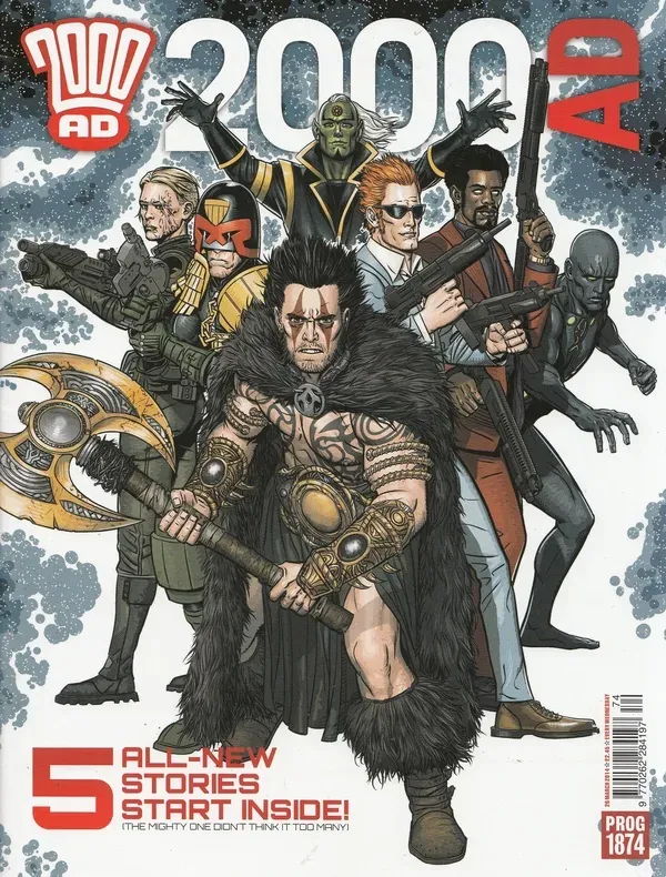Cover of 2000 AD #1874