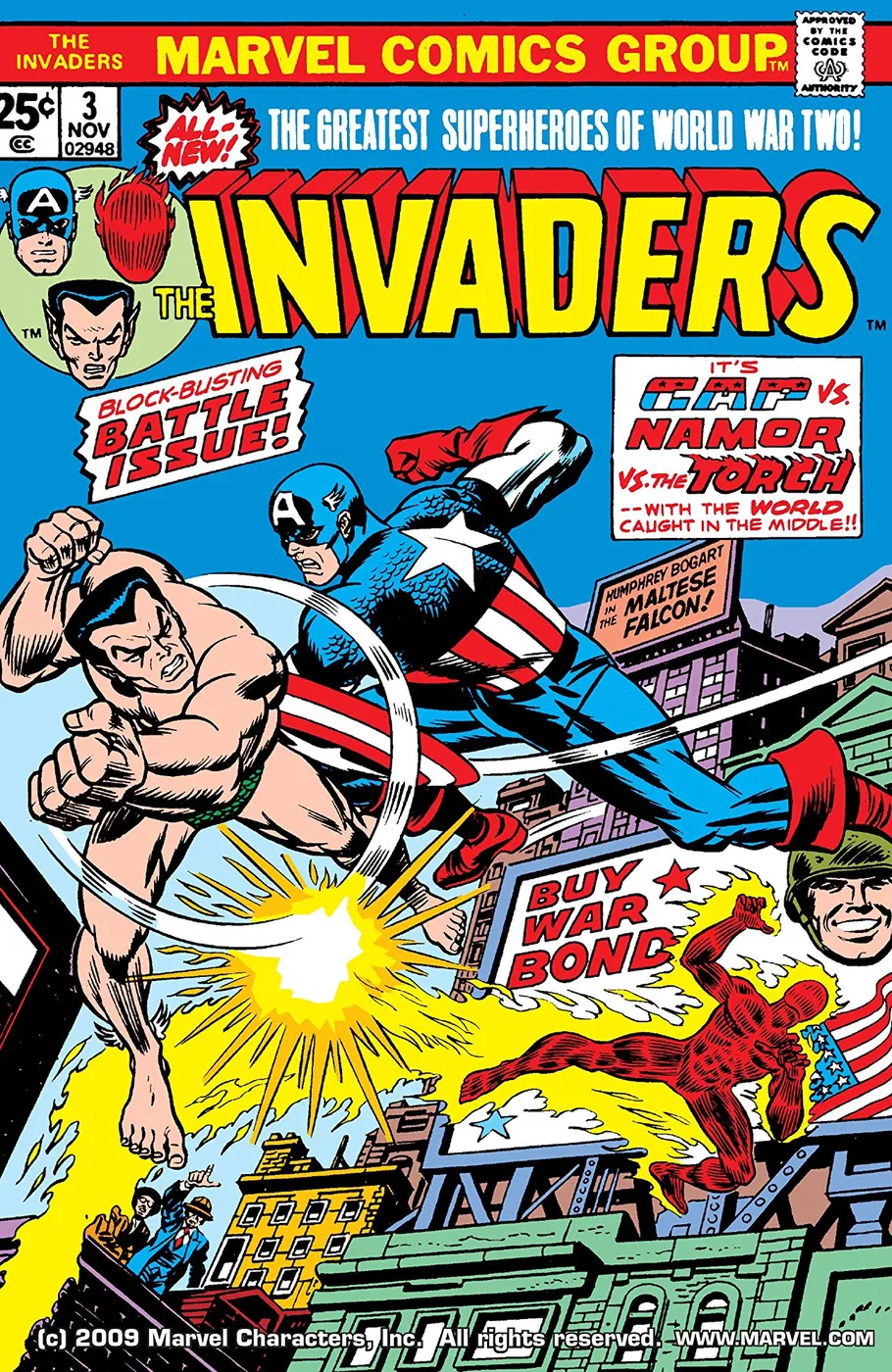 Cover of The Invaders #3