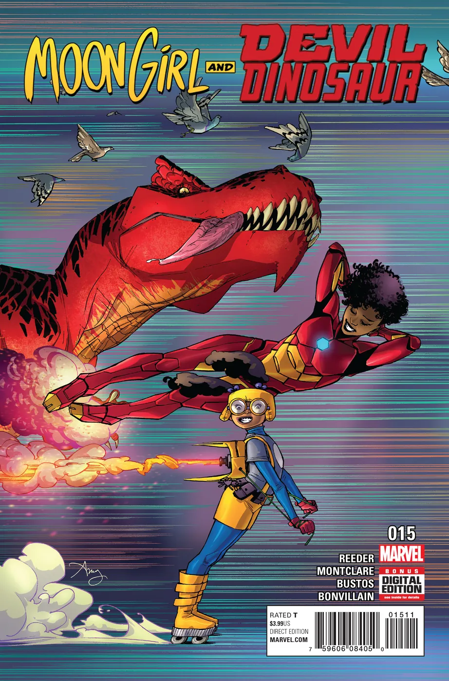 Cover of Moon Girl and Devil Dinosaur #15