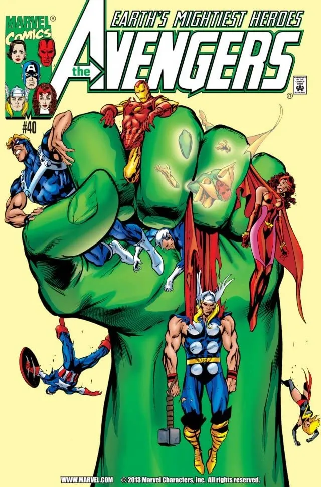 Cover of Avengers #40
