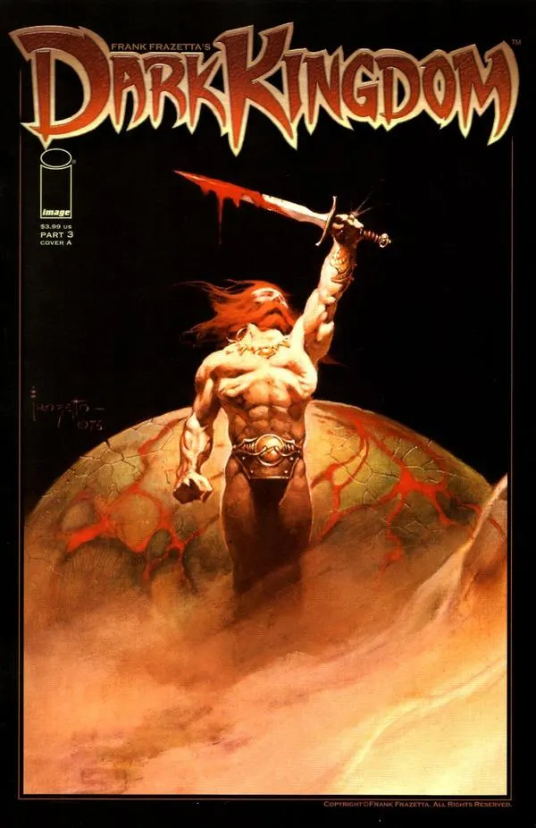 Cover of Frank Frazetta's Dark Kingdom #3