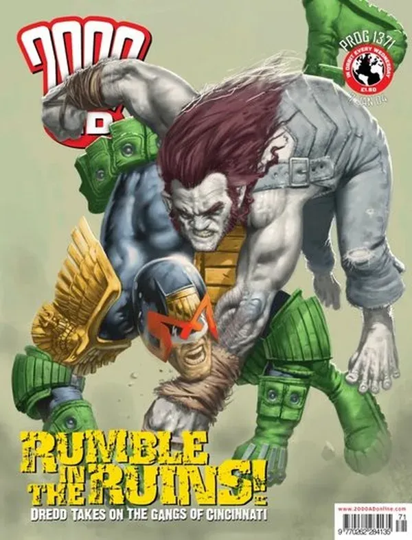 Cover of 2000 AD #1371