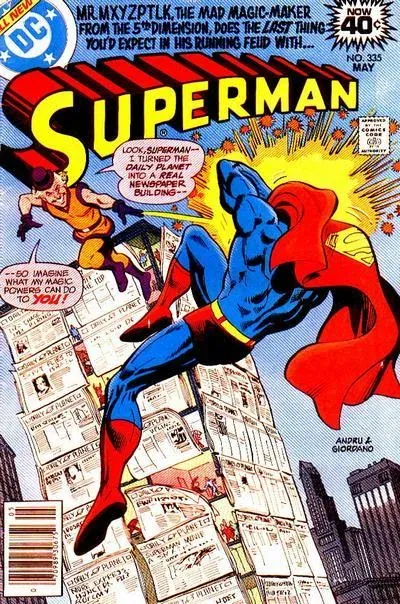 Cover of Superman #335